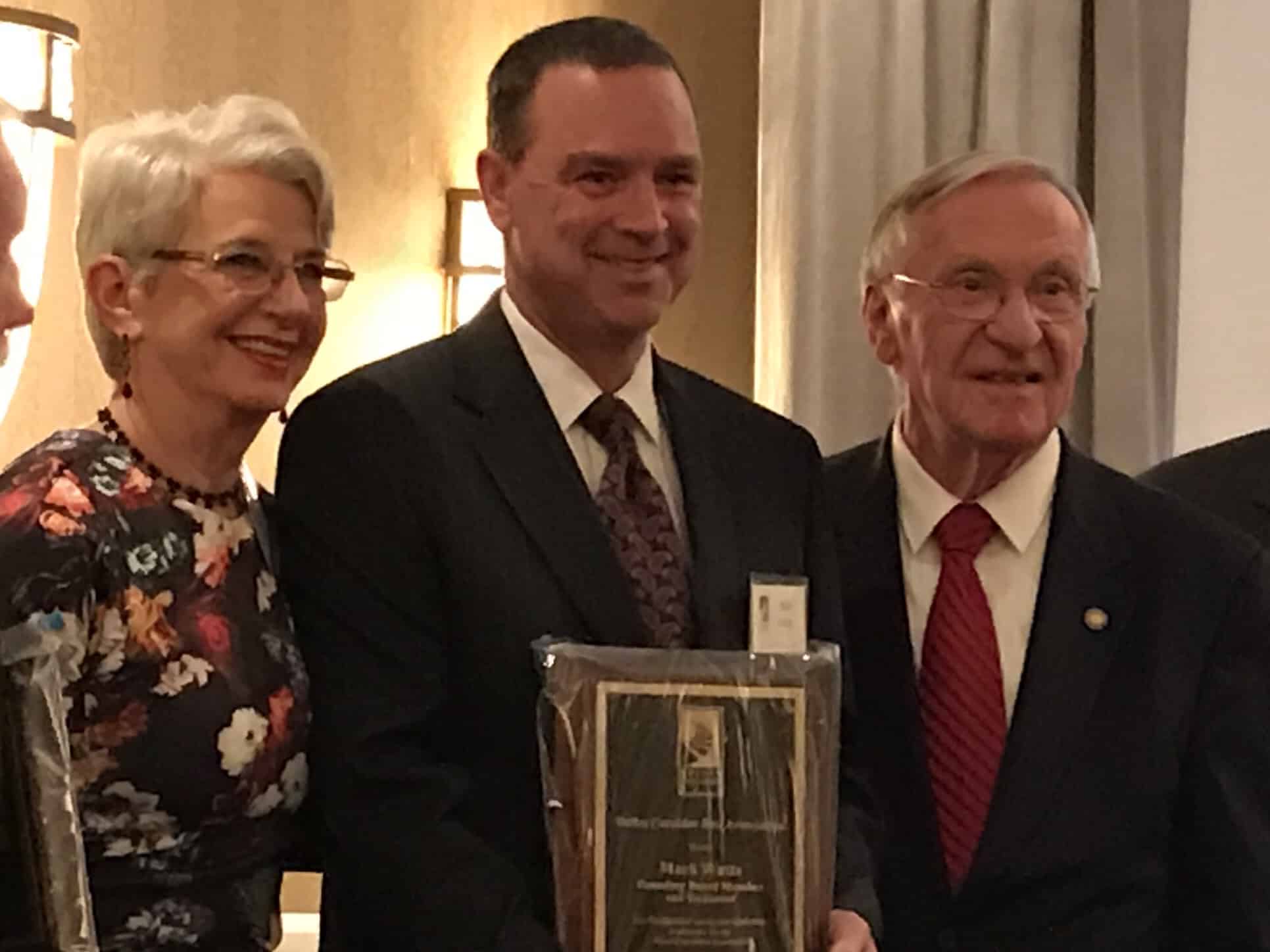 Mark Watt honored by Dulles Corridor Rail Association