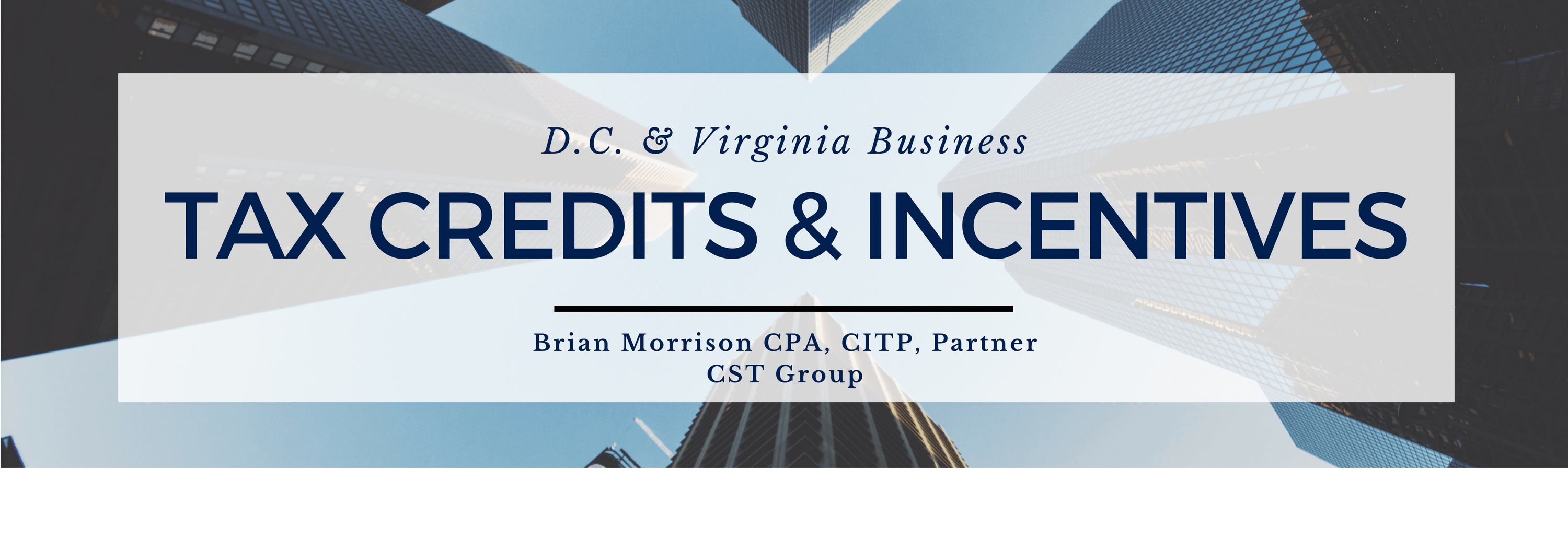 Tax Credits and Incentives for DC & VA Businesses